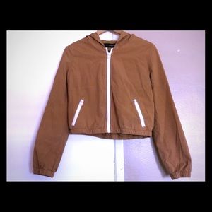 Brown zip up jacket